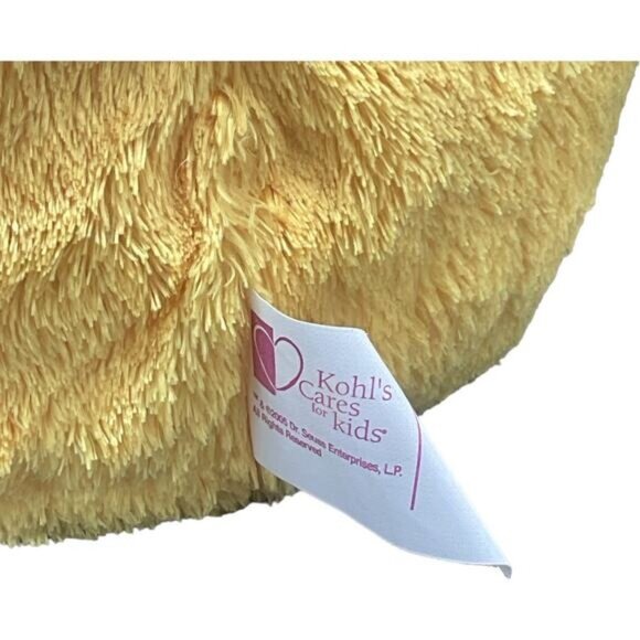 Kohls Cares Dr. Seuss The Lorax Plush Stuffed Doll Toy 15" Yellow & White Soft - Picture 3 of 3